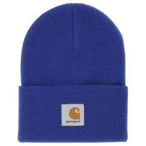 Акриловая шапка-бини с часами Carhartt WIP, azure