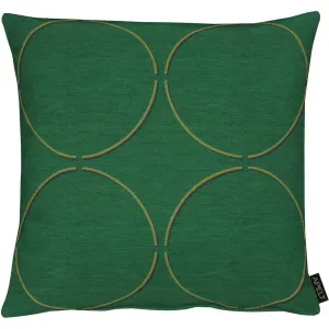 Декоративная подушка Mezzo с наволочкой и наполнителем, 1 шт. Apelt, Grün + Kreise