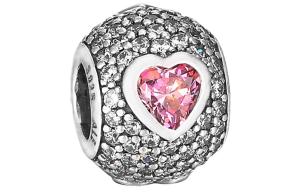 Pandora 925 Sterling Silver Jewelry Accessories Women's Silver/Pink