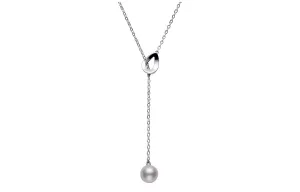 MIKIMOTO Жемчужное ожерелье unisex silver