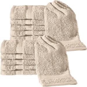 Гостевое полотенце REDBEST 12er-Pack 166400, 30x1x50 см, бежевый