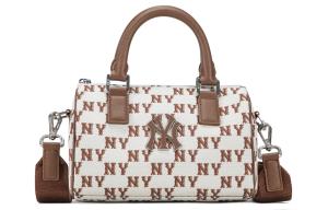 MLB Полиэстеровая с искусственной кожей сумка через плечо на одно плечо унисекс кремовая