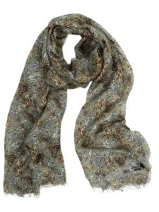 Шарф COLLEZIONE ALESSANDRO Wildegance, хаки
