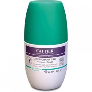 Шариковый дезодорант Алоэ Вера без солей алюминия 50 мл, Cattier