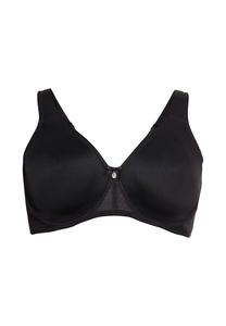 Комфортный бюстгальтер из двух слоев и непрозрачный sheego, черный