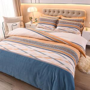 LUOLAI HOME Комплект постельного белья, 4 предмета, простыня, пододеяльник 180x220 см, 1.5-метровая кровать