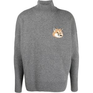 Свитер мужской charcoal gray Maison Kitsune, серый