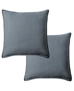 Стеганое одеяло из стираного льна с мягкой текстурой, размер Twin Levtex, Blue Haze