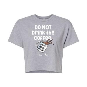 Укороченная футболка The Office для подростков цвета кофе Licensed Character, серый