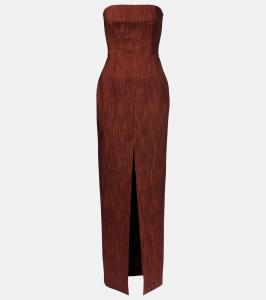 Шани платье-бюстье из шерсти и хлопка Roksanda, Blood Orange