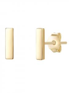 Glanzstücke München Серьги-гвоздики из стерлингового серебра с отделкой из желтого золота