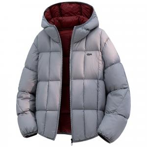 Пуховик Lifestyle Unisex Jeep, серый/hooded 013[box-style partition non-brushed]