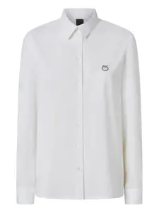 Рубашка с вышивкой PINKO, белый