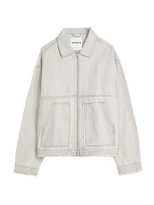 Куртка межсезонная Bershka, светло-серый