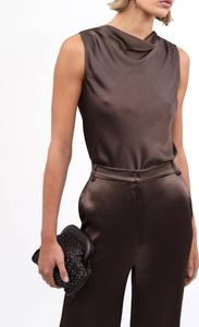 Майси топ без рукавов в шоколадном цвете NONCHALANTLABEL