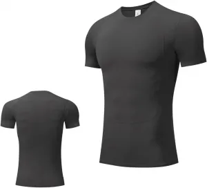 Мужская футболка Stretch Quick Dry Base Layer с коротким рукавом для тренировок
