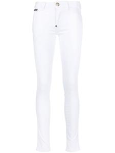 Philipp Plein skinny-cut denim jeans, белый
