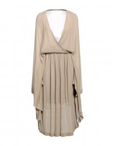 Платье миди Agnona, хаки