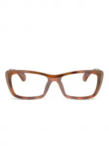 Очки в прямоугольной оправе Alain Mikli, коричневый