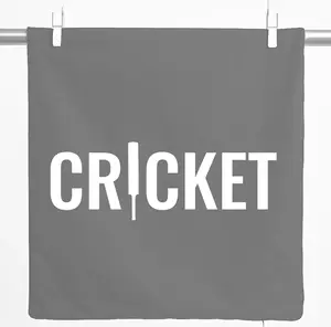 Декоративная наволочка Huuraa с надписью Крикет, подарочная, 40x40 см, серо-стальной хлопок, украшение Крикет Hellweg Druckerei