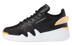 Кожаные массивные кроссовки Talon Giuseppe Zanotti, черные