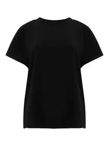 Топ French Connection Light Crepe Crew Neck, черный