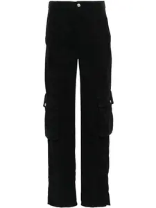 Прямые брюки карго MOSCHINO JEANS, черный