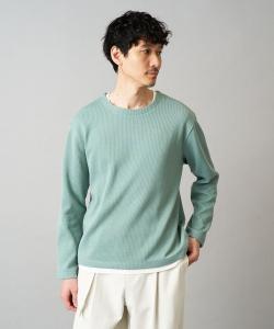 Легкий в уходе: многослойный флисовый топ из искусственной кожи Avv, цвет Green