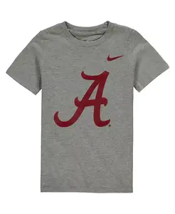 Детская футболка унисекс цвета уголь с логотипом Alabama Crimson Tide Nike