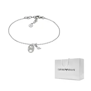 EMPORIO ARMANI Серебряный браслет 925 пробы для женщин Silver