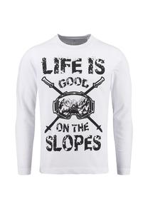 Рубашка с длинным рукавом спуски длинный рукав Key Largo, белый