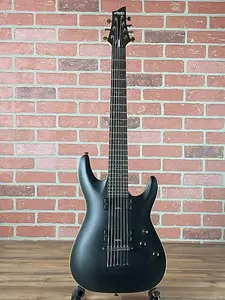 Электрогитара Schecter Demon-7 струн - состаренный черный сатин
