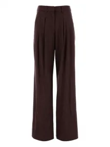 Брюки с плиссированными передними карманами PT Torino, красный