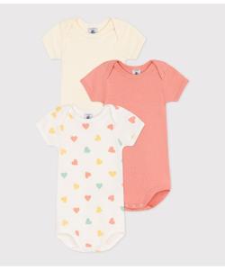 Боди с короткими рукавами (комплект из 3 предметов)