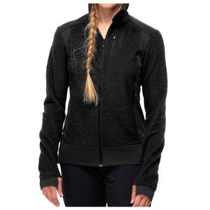 Флисовая жилетка Norrøna Women's Falketind Alpha120 Zip Hood, цвет Caviar