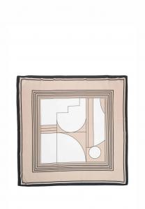 Шарф ESTRO Scarf, Beige/Black/Beige