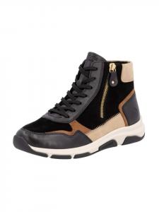 Remonte Удобные ботильоны черного цвета