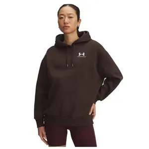 Худи Under Armour Icon Fleece Oversize, коричневый