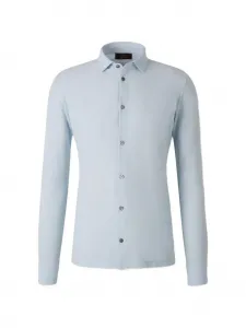 Рубашка с длинными рукавами на пуговицах Zanone, синий