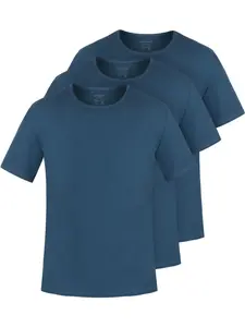 Normani Комплект из 3 мужских футболок из органического хлопка Nyons темно-синего цвета