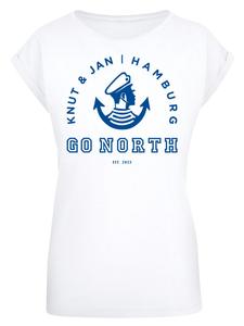 Футболка Go North Knut Jan Hamburg Knut Jan Hamburg белого цвета F4NT4STIC