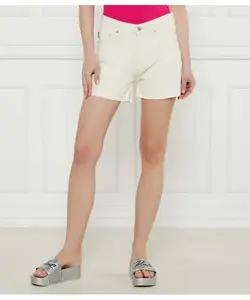 Gimusa_1_B джинсовые шорты Regular fit Hugo Blue, бежевый