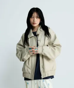 Винтажная кожаная куртка Jeanasis, цвет Beige(50)