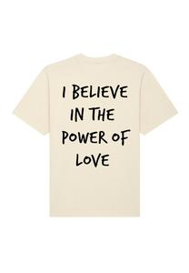 Футболка с принтом POWER OF LOVE BACK HEAVYWEIGHT Mira Paris, кремовый