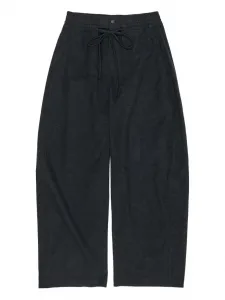 Хлопковые брюки на завязках Bimba Y Lola, серый