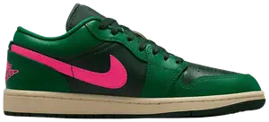 Женские кроссовки Air Jordan 1 Low, зеленый