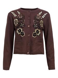 Кардиган цвета Seal Brown Object