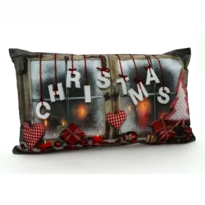 Weckbrodt декоративная подушка «Рождество», велюр, Рождество, чехол без наполнителя, 1 шт, цвет multi + bedruckt