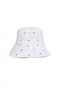 Женская шляпа-ведро Palm Beach белого цвета jocelyn