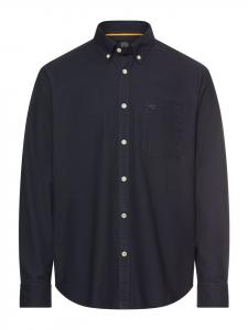 Camel Active Рубашка с длинными рукавами и нагрудным карманом, темно-синего цвета